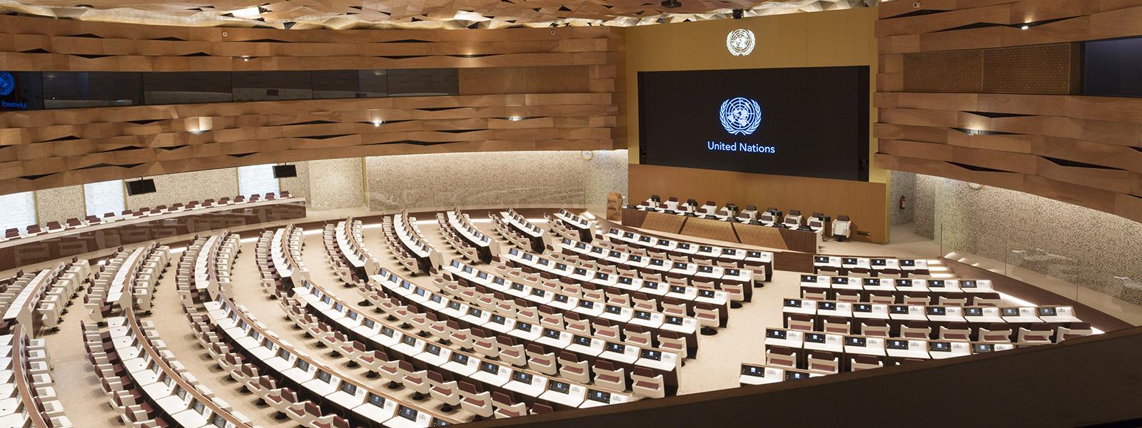 Room XIX at the United Nations in Geneva-4 | Casalgrande Padana