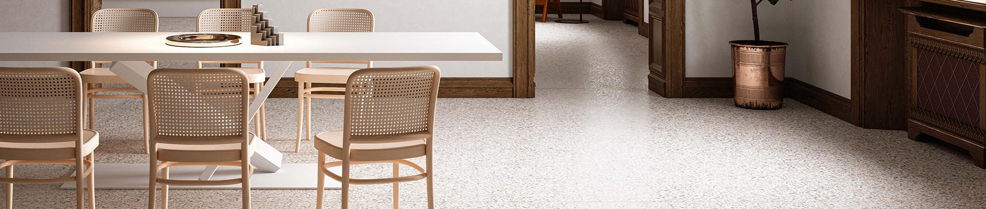 Feinsteinzeug in terrazzo-optik | Casalgrande Padana Feinsteinzeug in terrazzo-optik | Casalgrande Padana