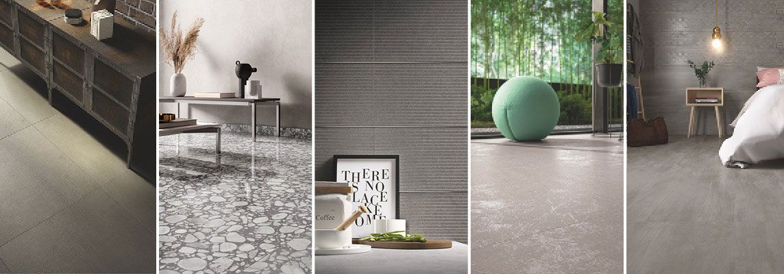 Bodenbeläge in Grau: Elegante Nuancen mit dem Feinsteinzeug von Casalgrande Padana