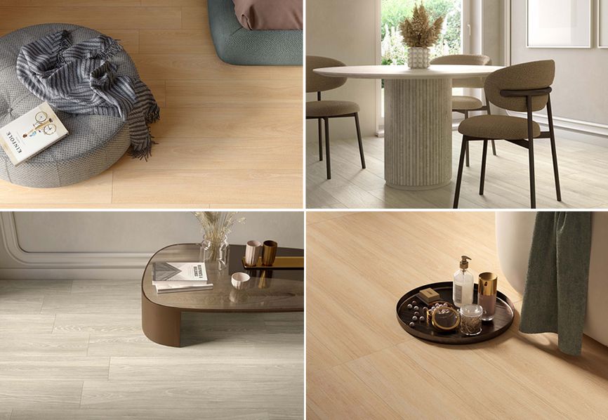 English Wood: die elegante Essenz des Steinzeugs in Eichenoptik