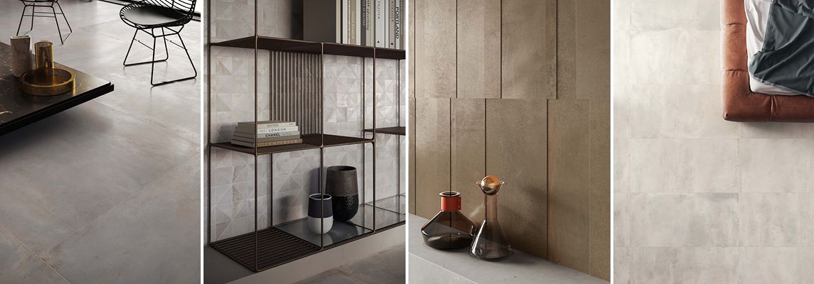 Fusion di Casalgrande Padana: il gres effetto metallo dal sapore industrial chic